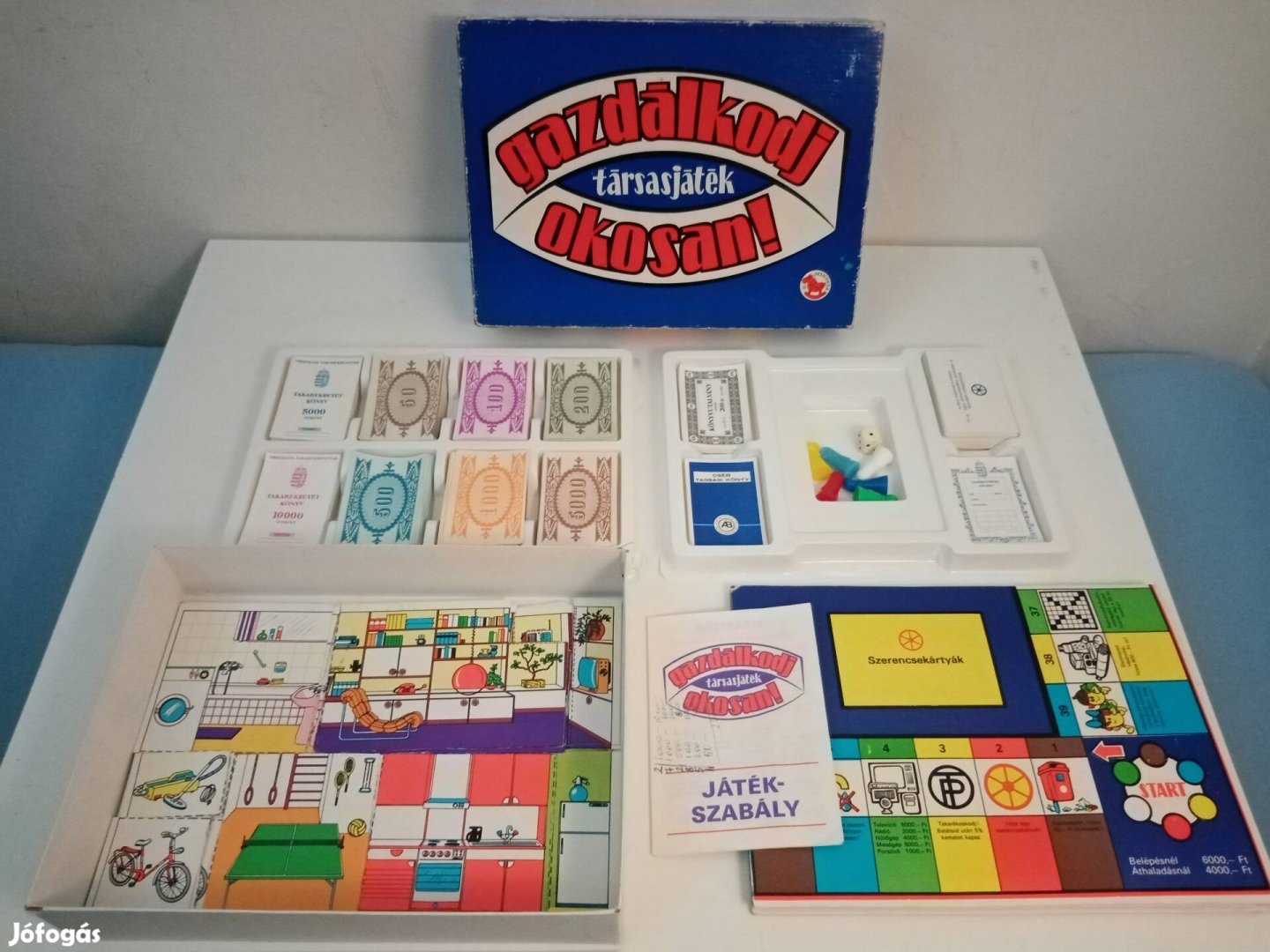 Gazdálkodj okosan! retro társasjáték, 80-as évek
