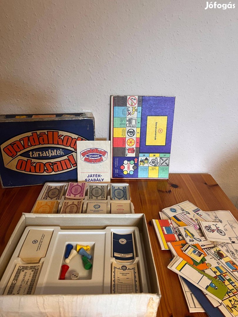 Gazdálkodj okosan! társasjáték - 80-as évek