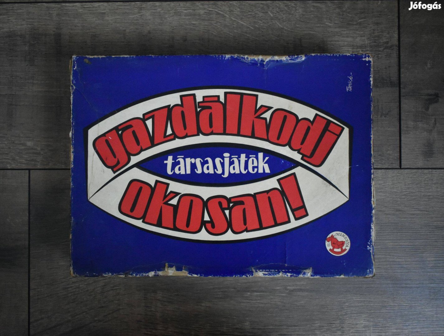 Gazdálkodj okosan retro társasjáték hiánytalan