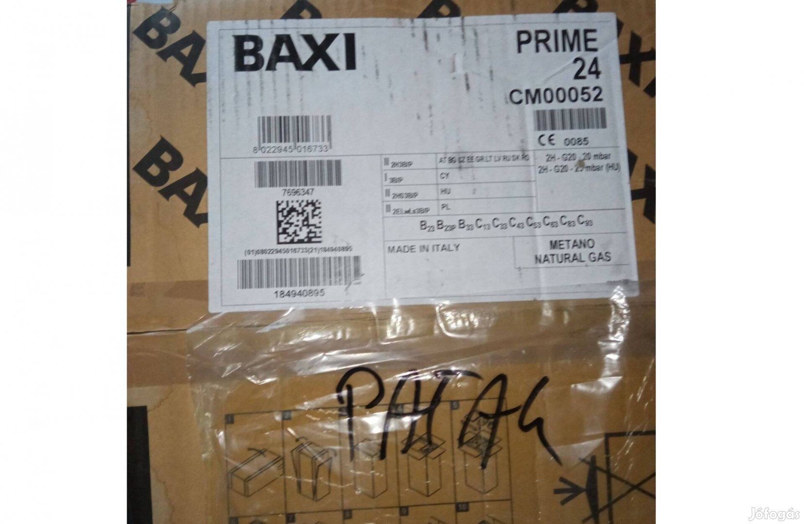 Gázkazán Baxi PRIME 24 kombi gázkazán