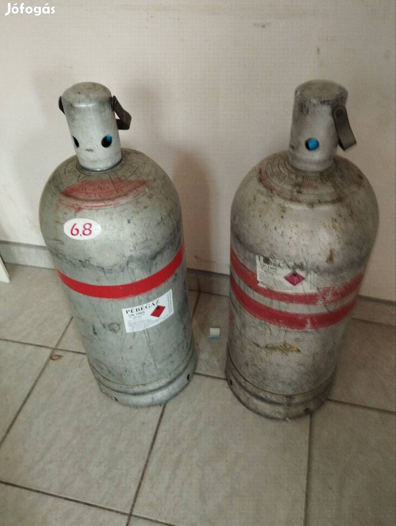 Gázpalack gáztűzhelyhez , főzéshez