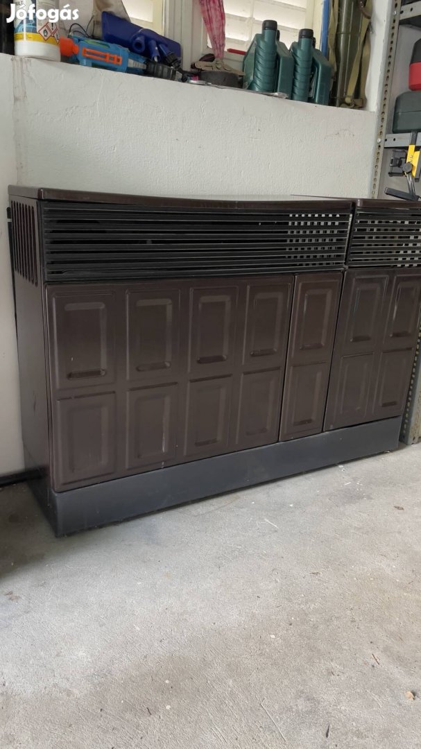 Gázpalackos gáz konvektor parapetes