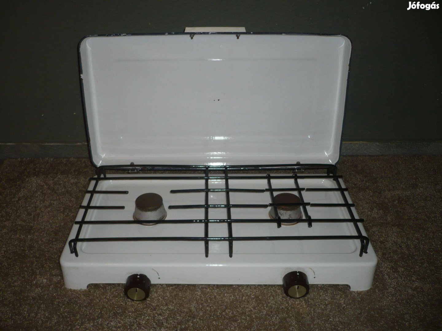 Gázrezsó, új nem használt kétégős asztali gázrezsó