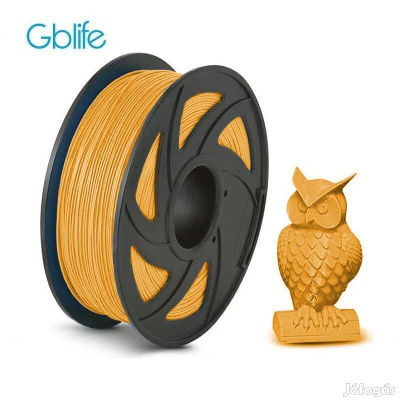 Gblife PLA filament, 1.75mm, 1kg - mangósárga (20200430)