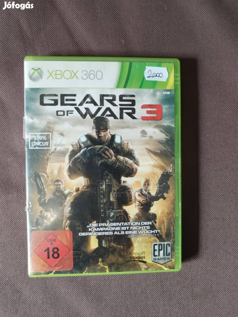 Gears of War 3 Xbox 360 játék 