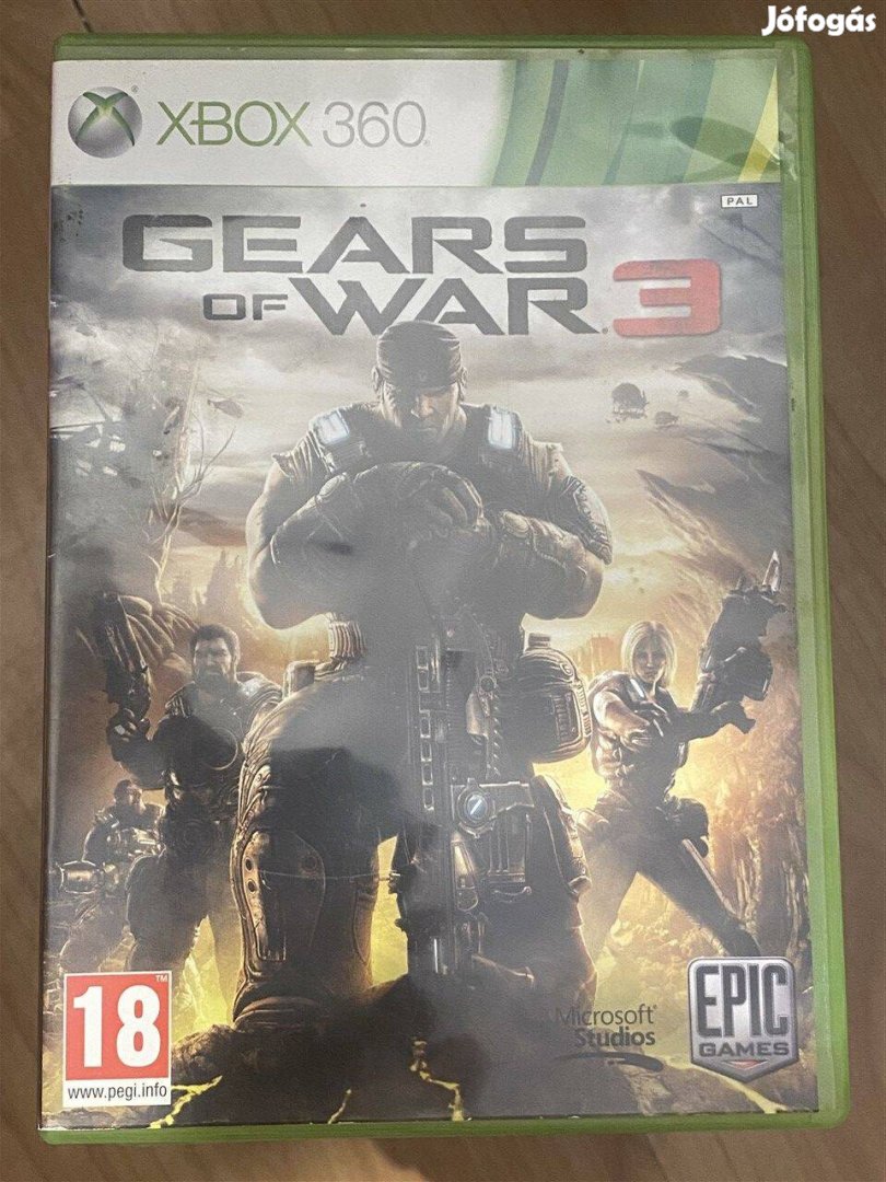 Gears of war 3 xbox 360 játék