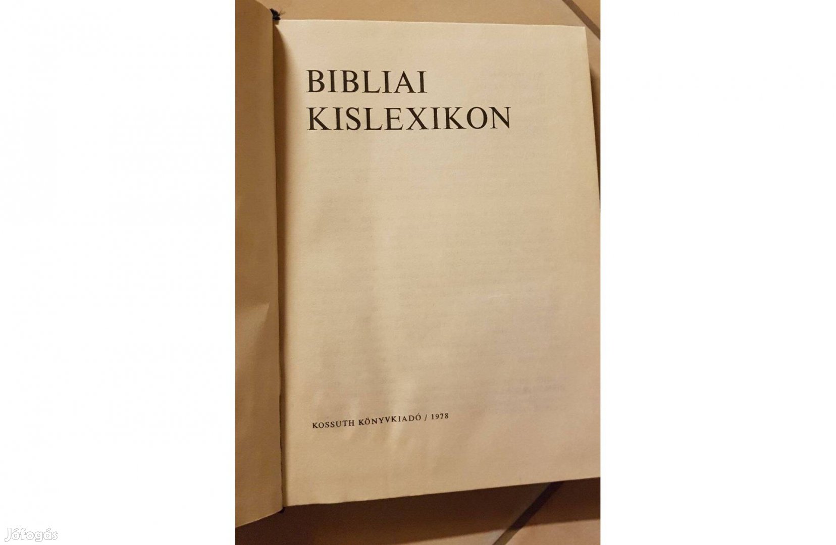 Gecse Gusztáv, Horváth Henrik - Bibliai kislexikon