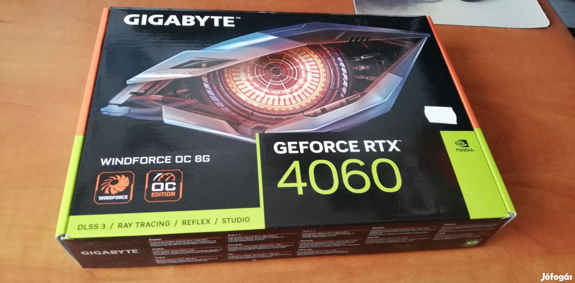 Geforce Rtx 4060 Windforce OC 8G, garanciás