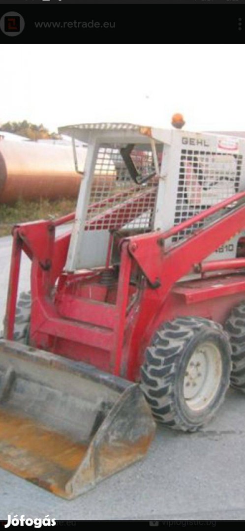 Gehl 4610 csuszokormányzású rakodó ( bobcat szerű)