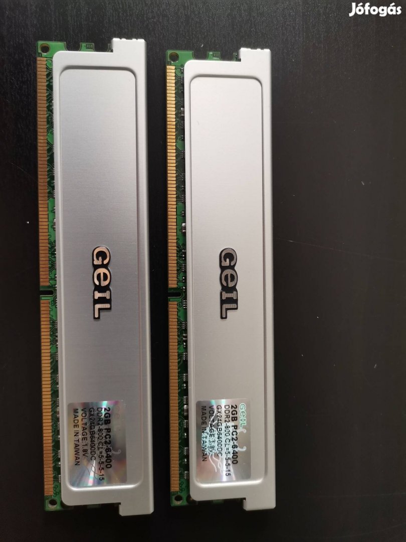 Geil DDR2 2x 2GB 800mhz memória 