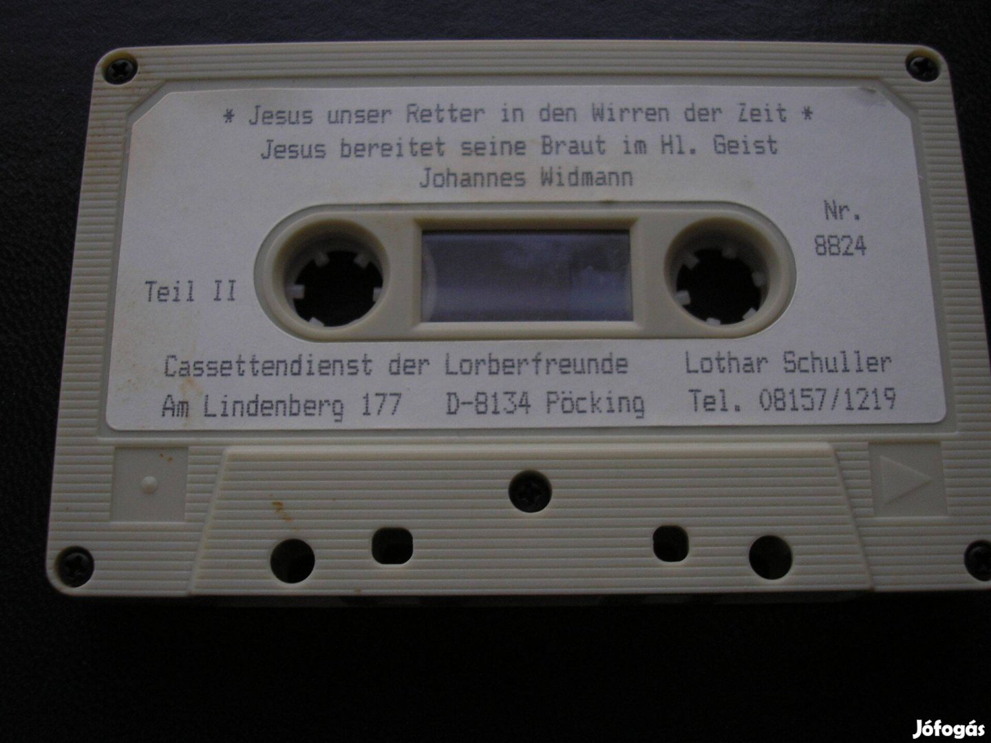 Geist Johannes : Jesus. gyári műsoros kazetta , használt