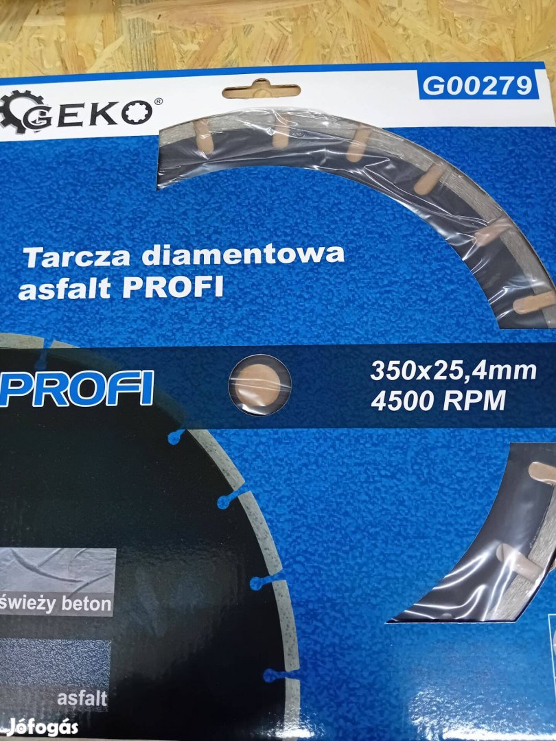 Geko Aszfaltvágó gyémánt tárcsa 350 mm G00279