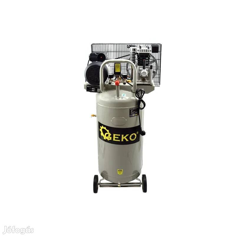 Geko Függőleges tartályos kompresszor 100L G80304
