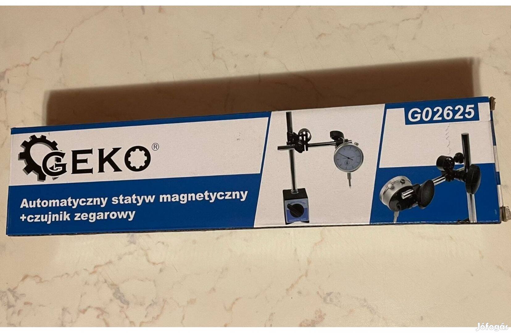 Geko G02625 mágneses talpú analóg mélységmérő