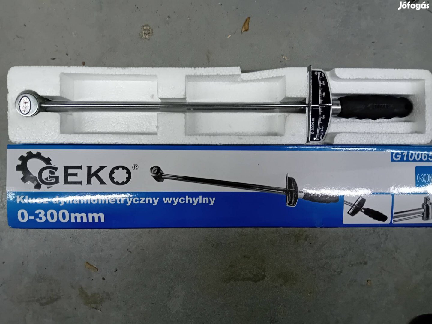 Geko Nyomatékkulcs nyomaték kulcs 1/2" 0-300 Nm G10065