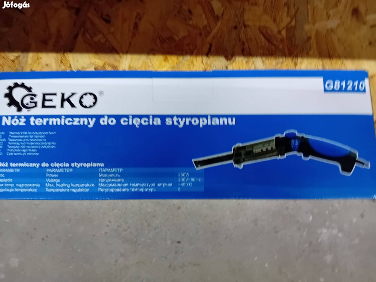 Geko Polisztirol vágó 250W G81210