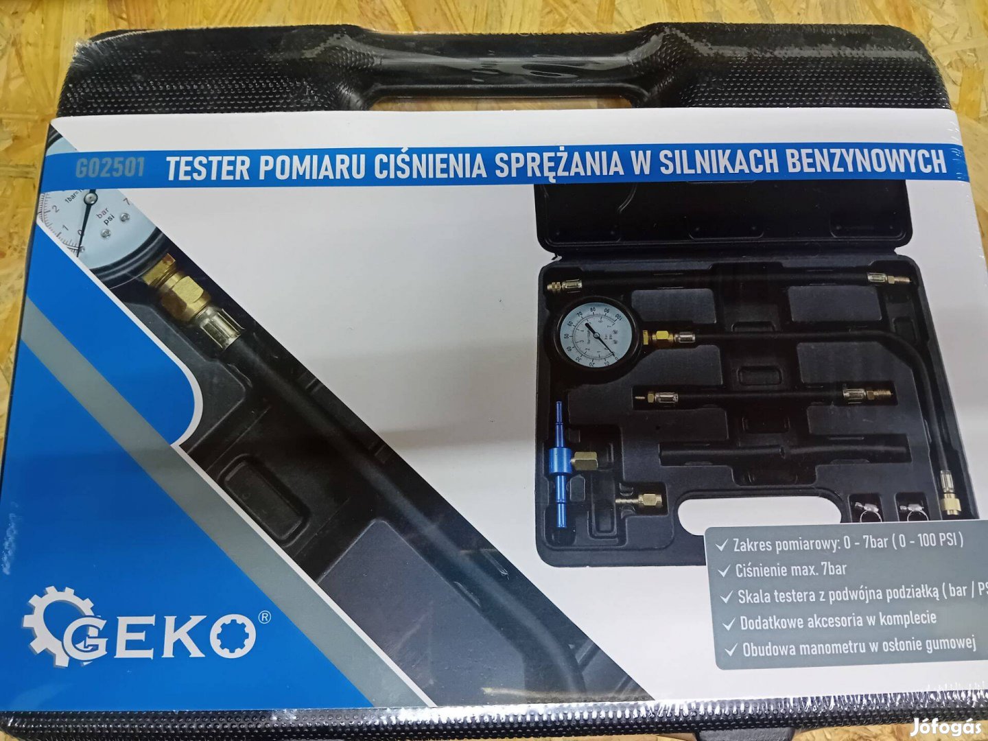 Geko Üzemanyag nyomás mérő készlet benzines G02501