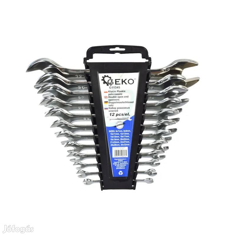 Geko Villáskulcs készlet villás kulcs szett 6-32mm 12 részes G11345