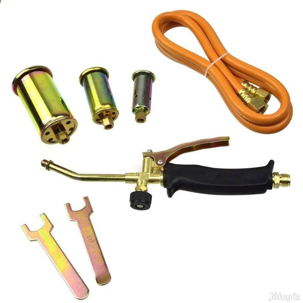 Geko gázperzselő készlet 3db fejjel, max 1850 C-ig