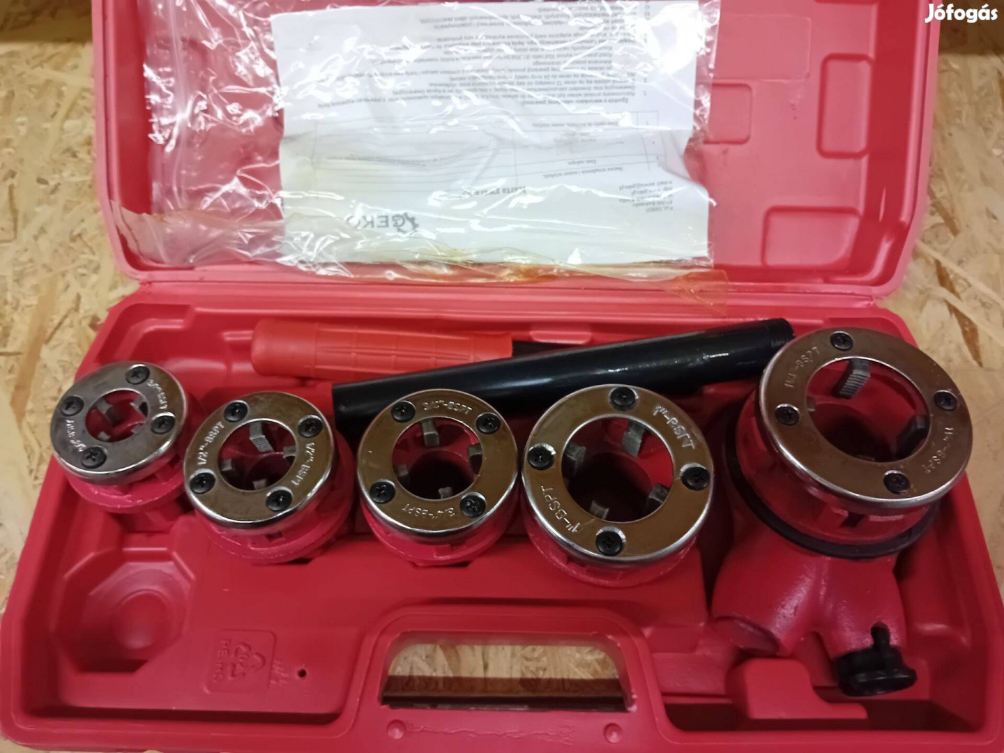 Geko menetvágó menetmetsző készlet 5 db 3/8"-1,1/4" G01001