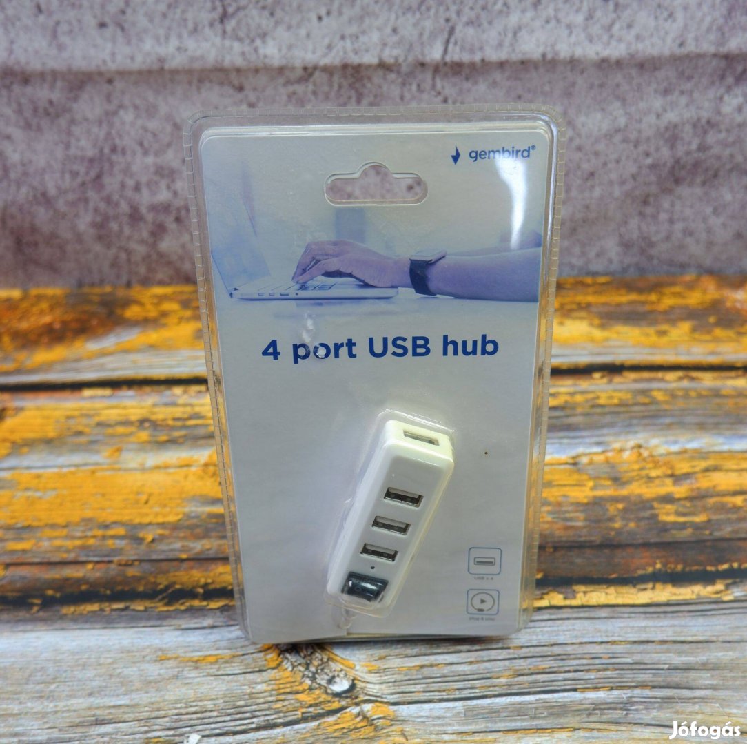 Gembird 4 portos USB elosztó HUB passzív Új! Uhb-U2P4-21