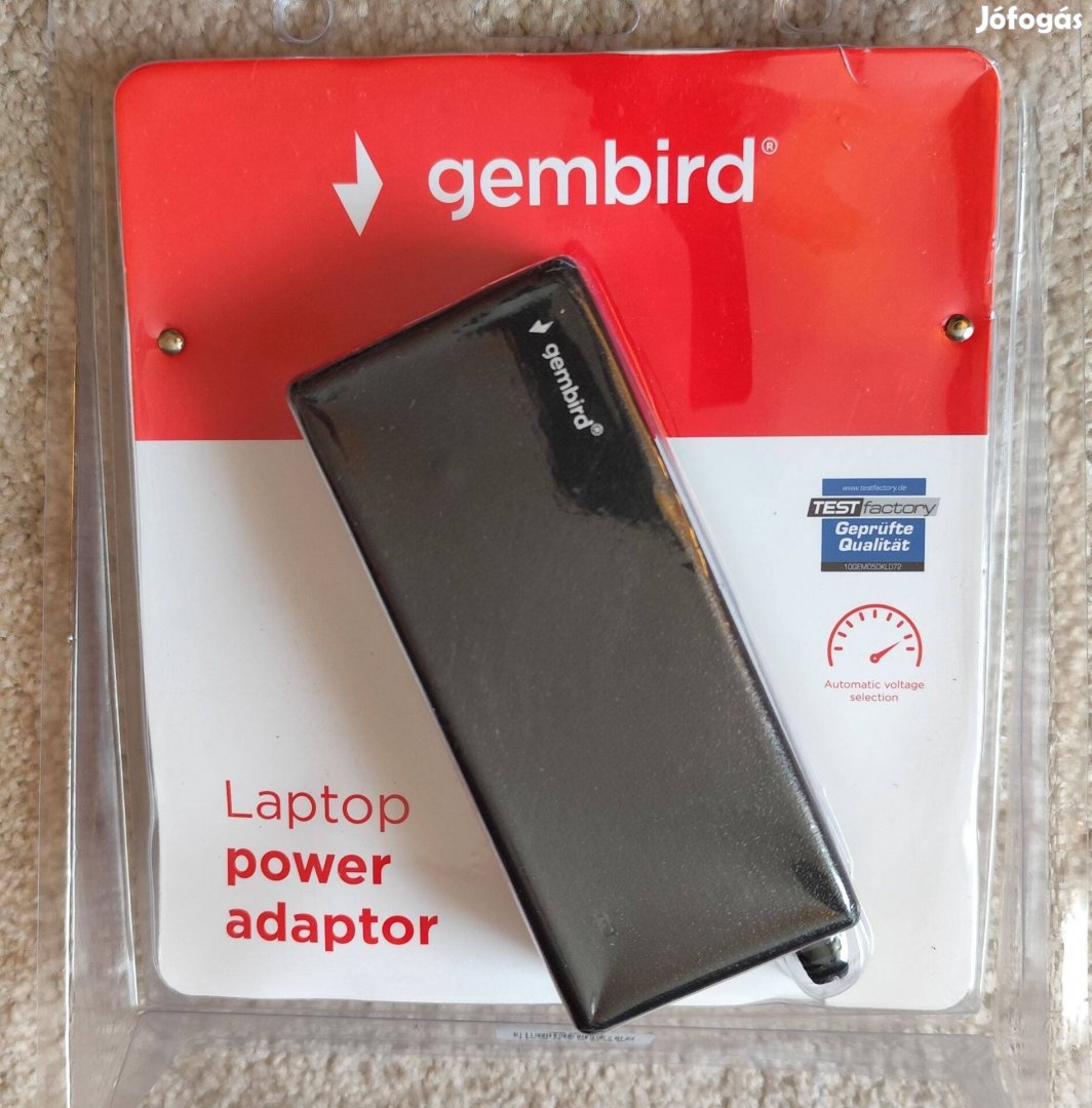 Gembird 90W-os univerzális notebook adapter