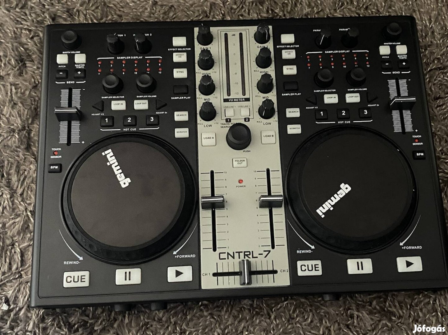 Gemini CTRL 7 USB MIDI Controller Sound kard Dj keverő 