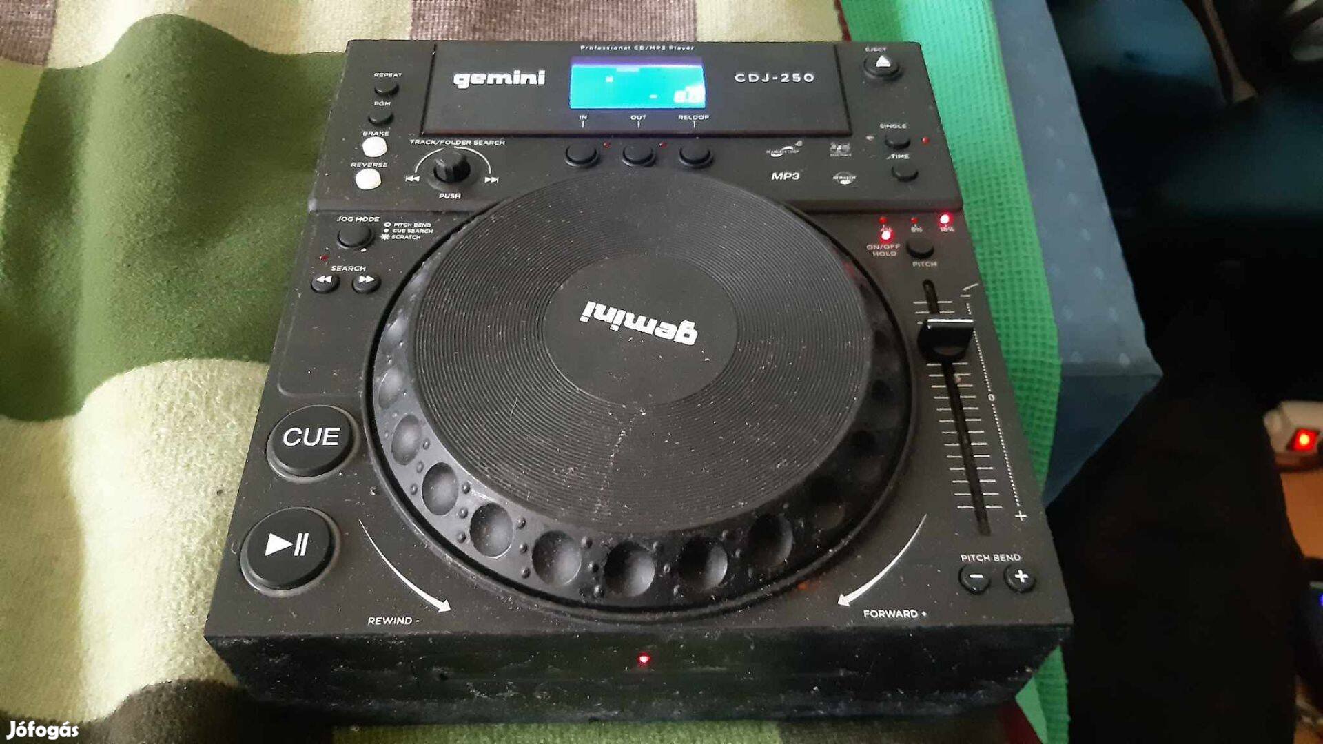 Gemini Cdj-250 asztali médialejátszó DJ pult
