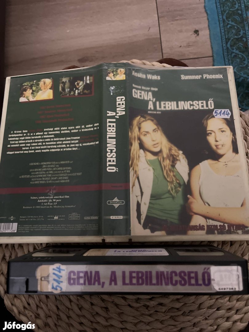 Gena a lebilincselő vhs