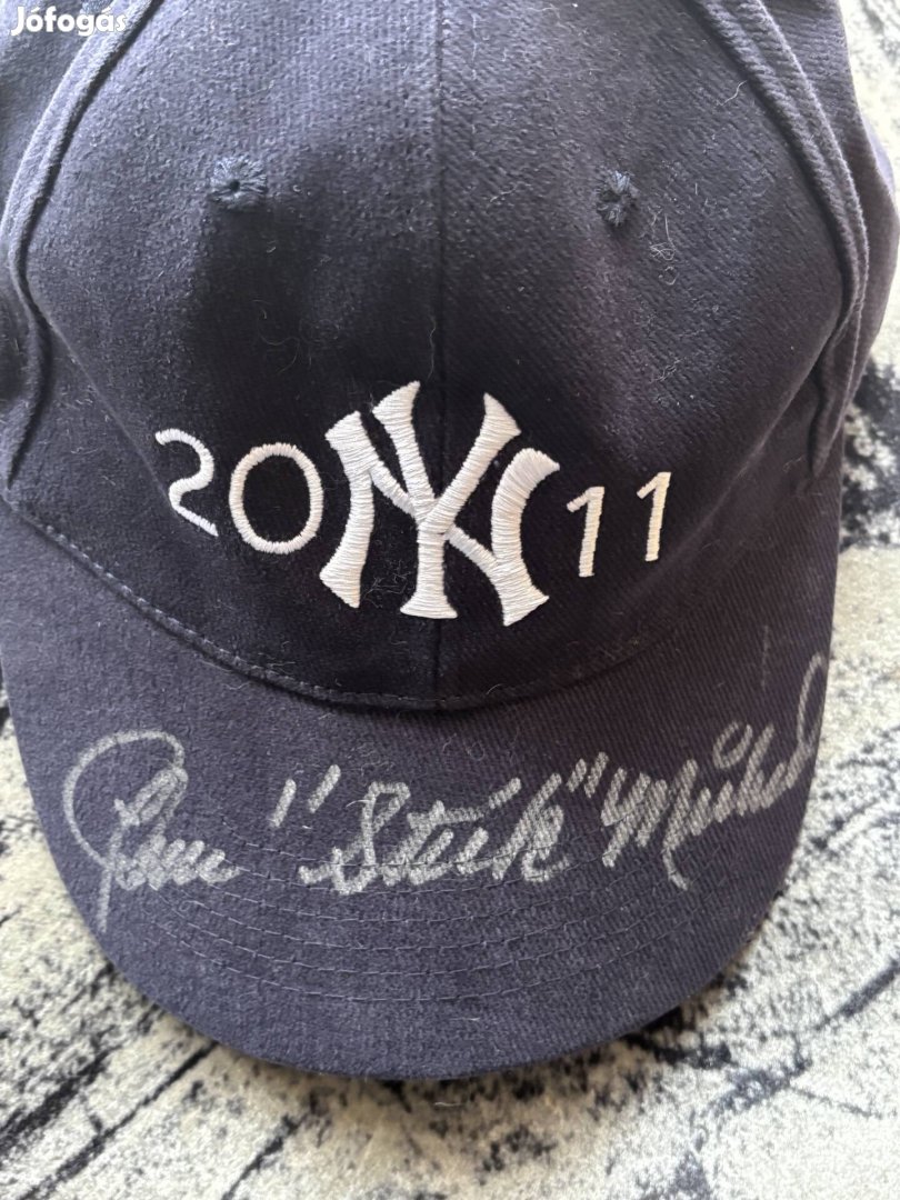 Gene 'stick' Michael aláírt baseball sapka 2011, Cap.