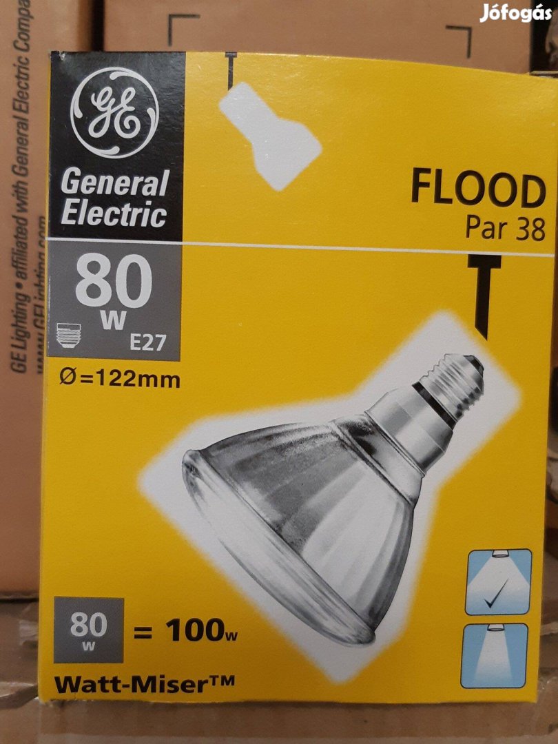 General Electric reflektor lámpa 80/PAR/FL/E27 flood izzó új