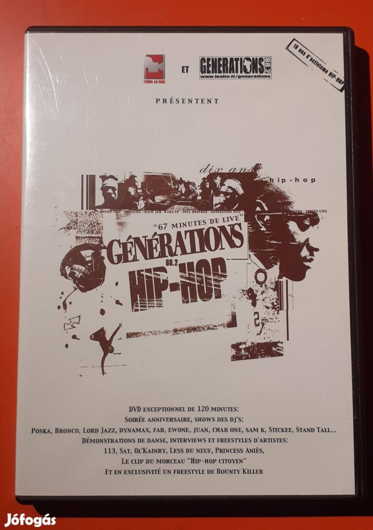Générations Francia Hip Hop DVD