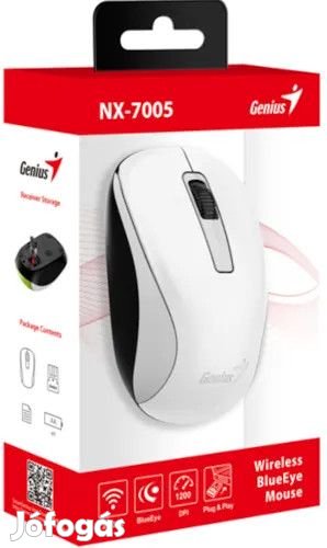 Genius NX-7005 fehér vezeték nélküli egér