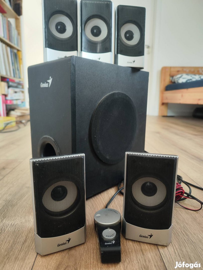 Genius SW-5.1 1500 5.1-es aktív hangfal szett