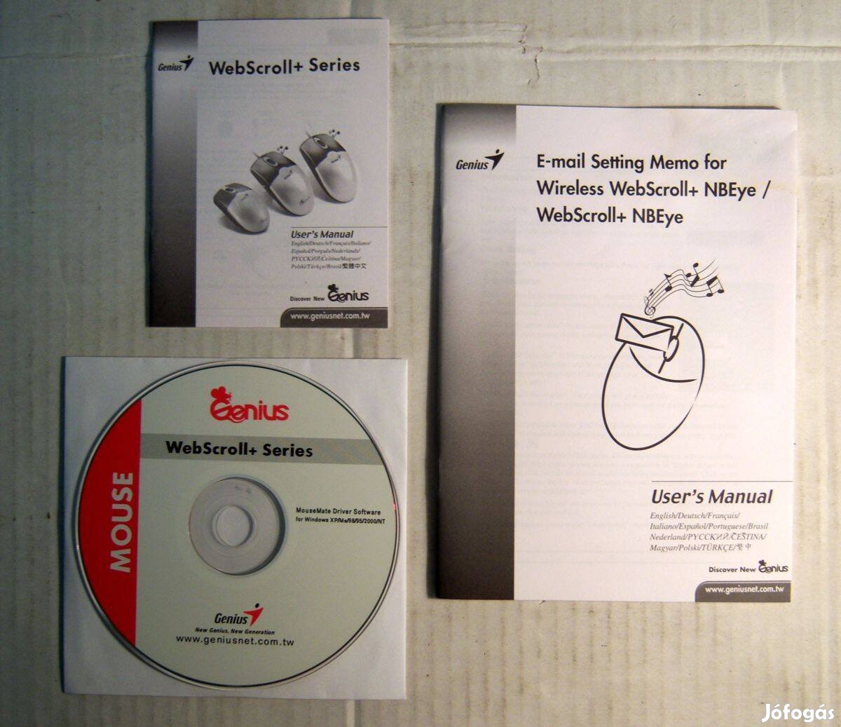 Genius Webscroll+ Series CD + Leírások (1998-2000) jogtiszta