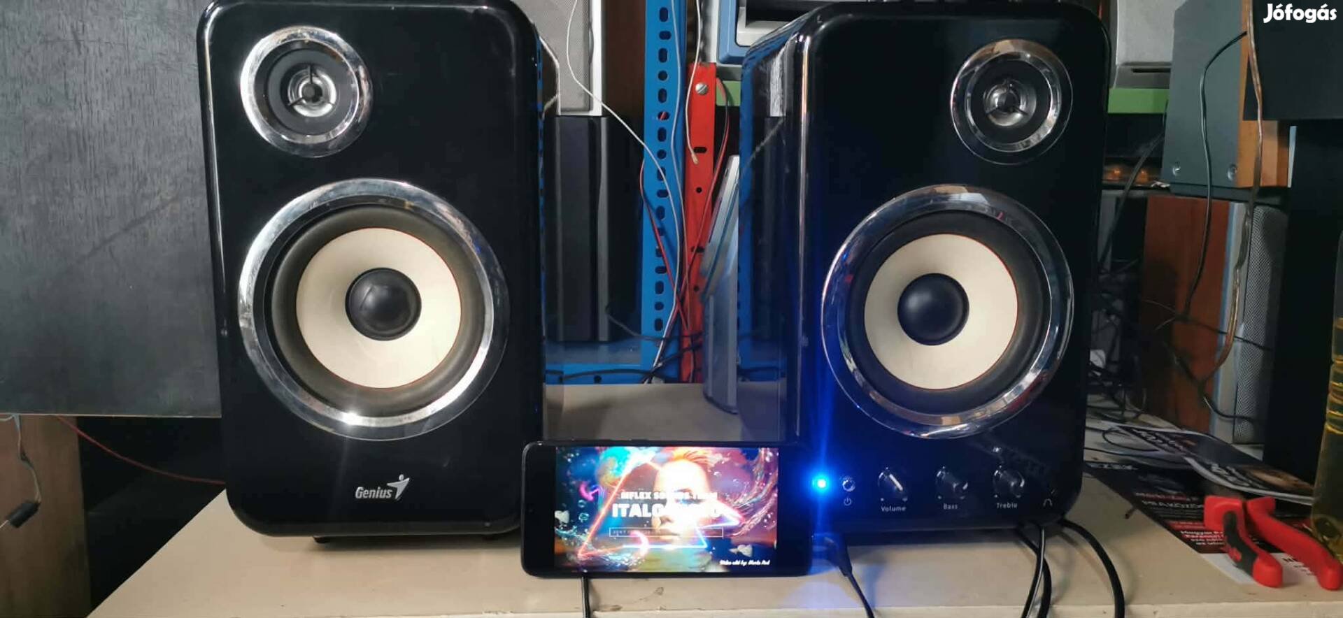 Genius audiophile aktív 2.0 hangfalszett