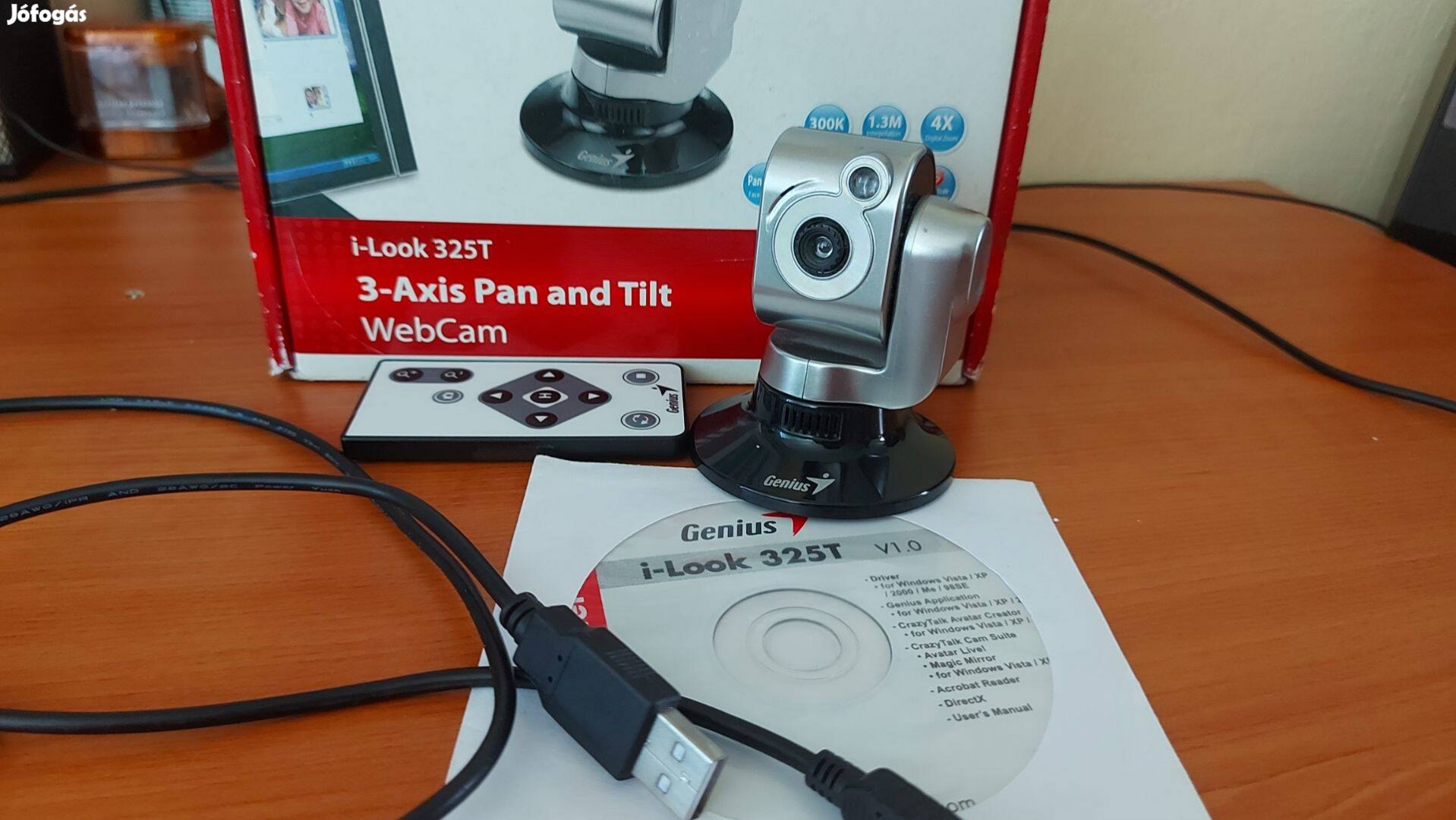 Genius i-Look 325T webkamera távirányítóval