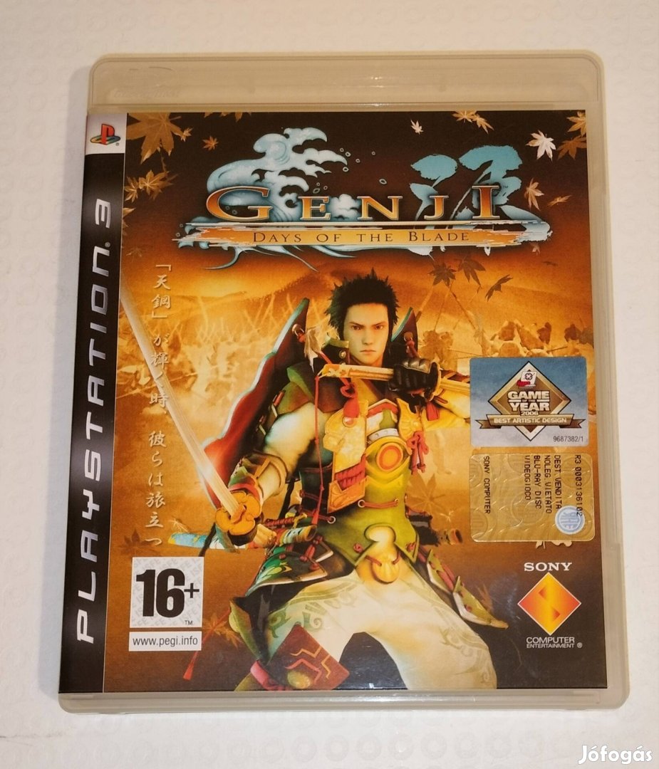 Genji days of The blade PS3 játék 