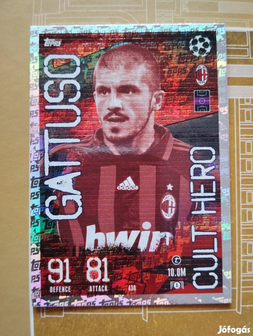 Gennaro Gatturso (Milan) Bajnokok Ligája 2023 Cult Hero focis kártya