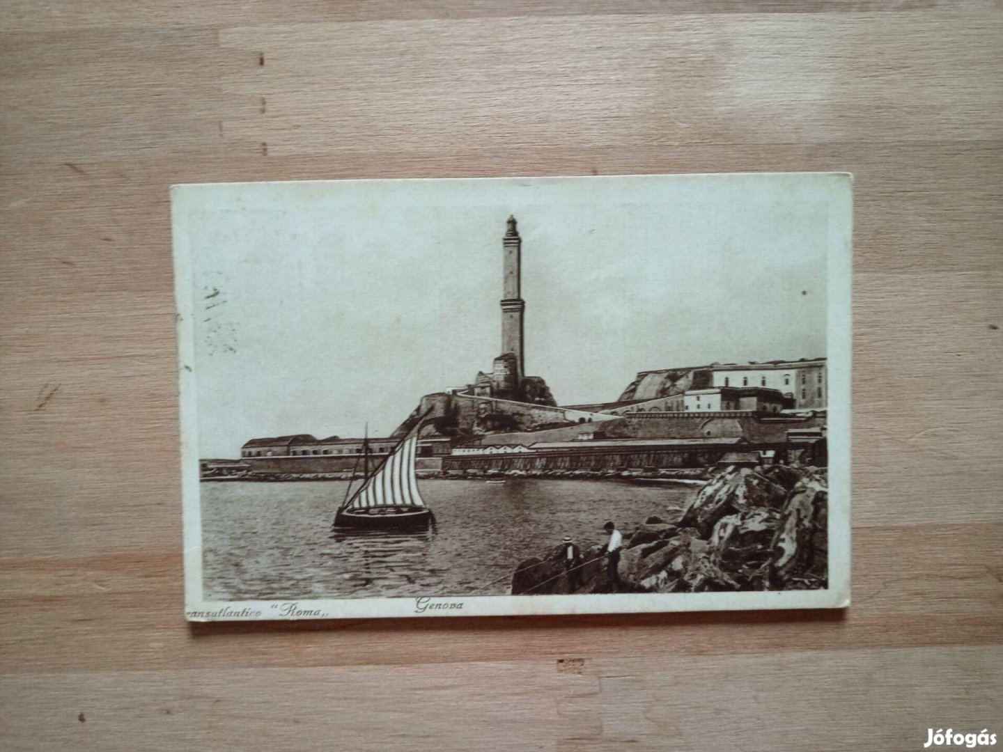 Genova világítótorony 1936 képeslap