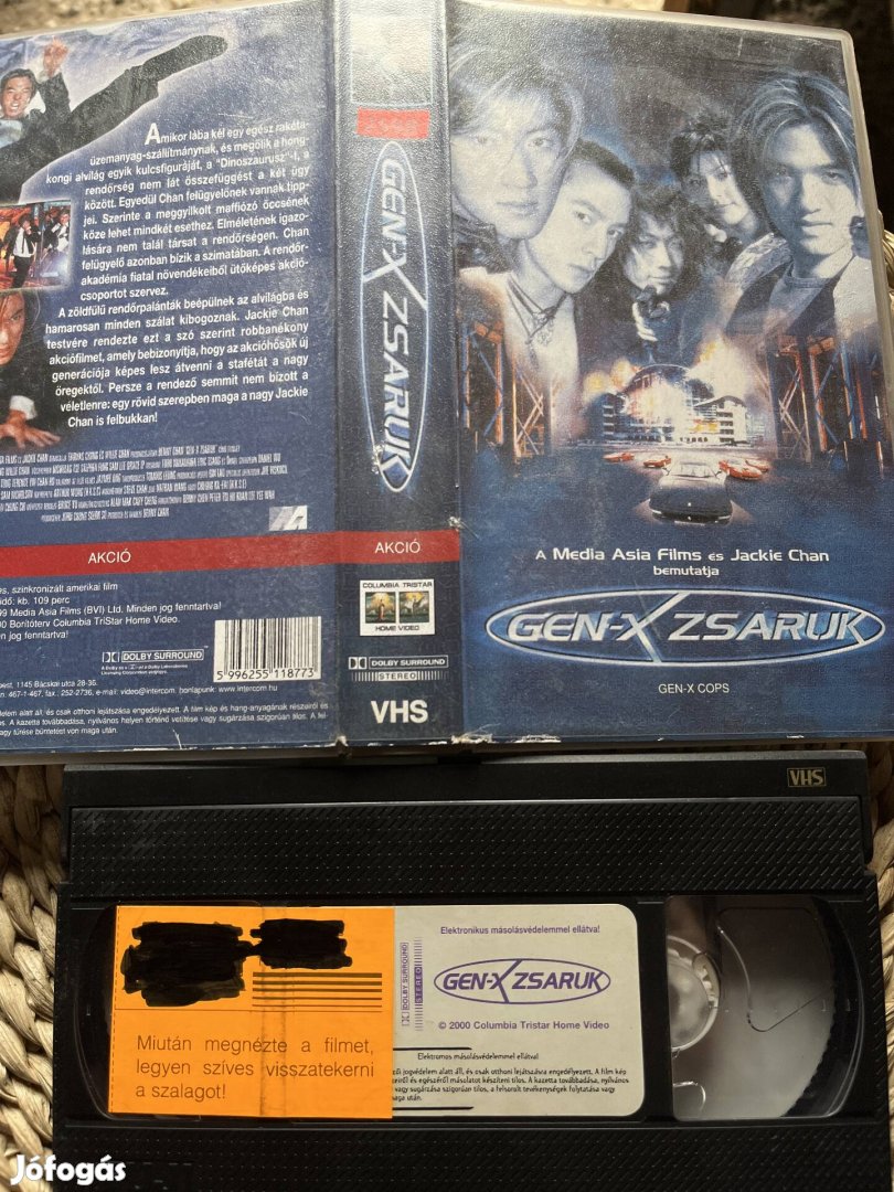 Genx zsaruk vhs kazetta