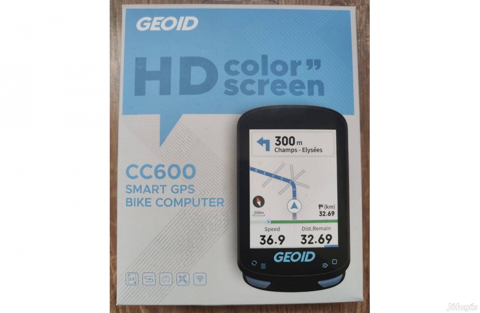 Geoid CC600 GPS kerékpár computer színes, navigáció Új!