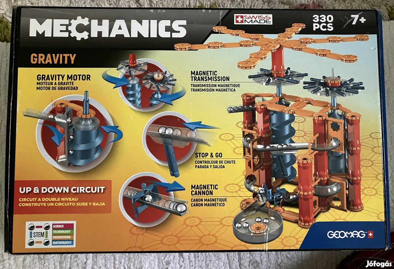 Geomag Mechanics Gravity 330 mágneses építőjáték 7+ (versenypálya)