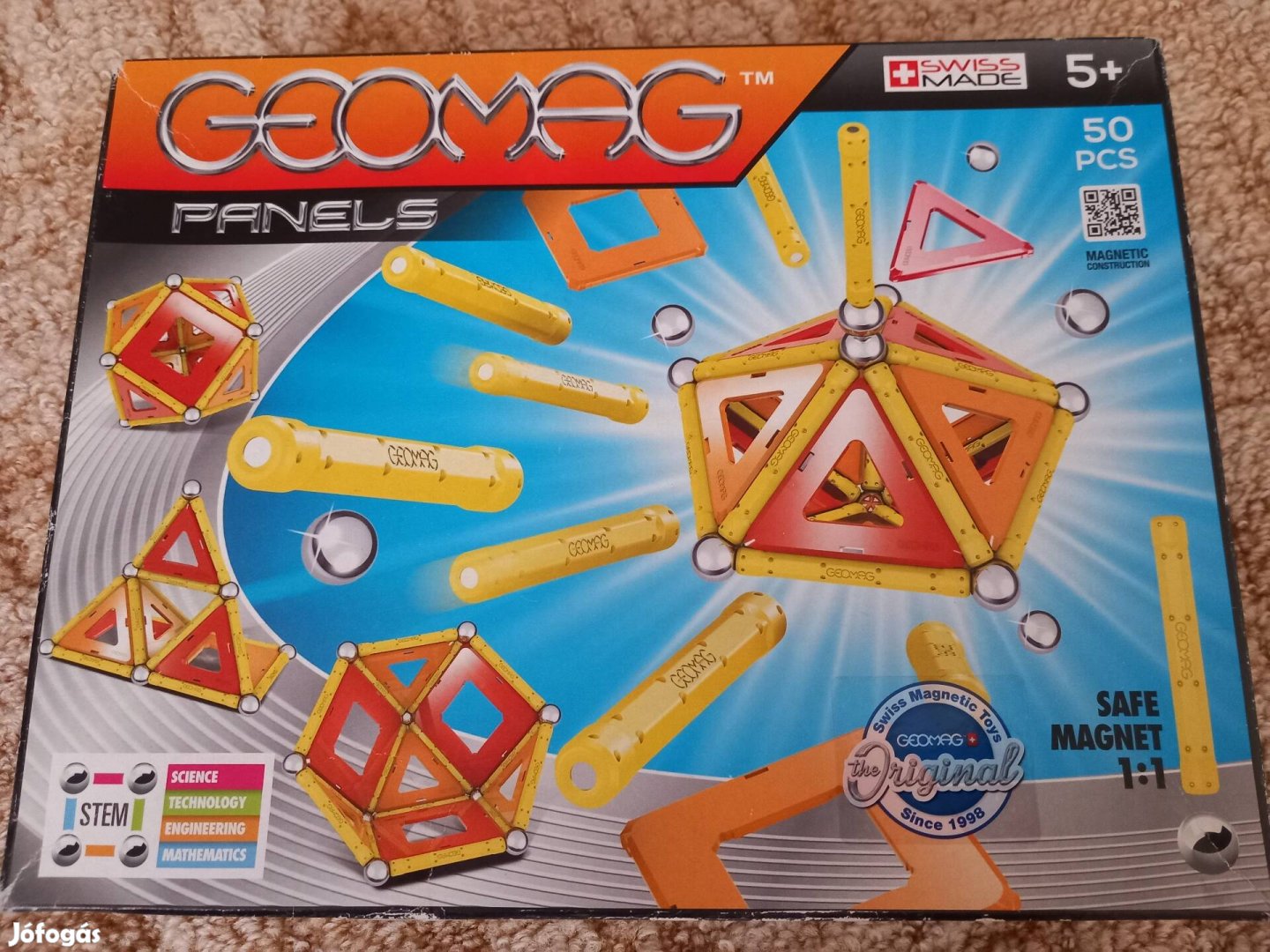 Geomag panels 50 pcs mágneses építő játék 50 db készlet szett