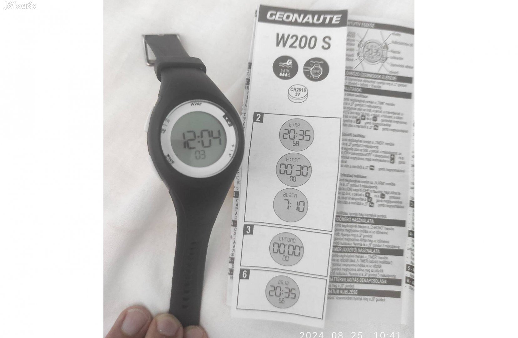 Geonaute W200 S Intuitív eszköz óra