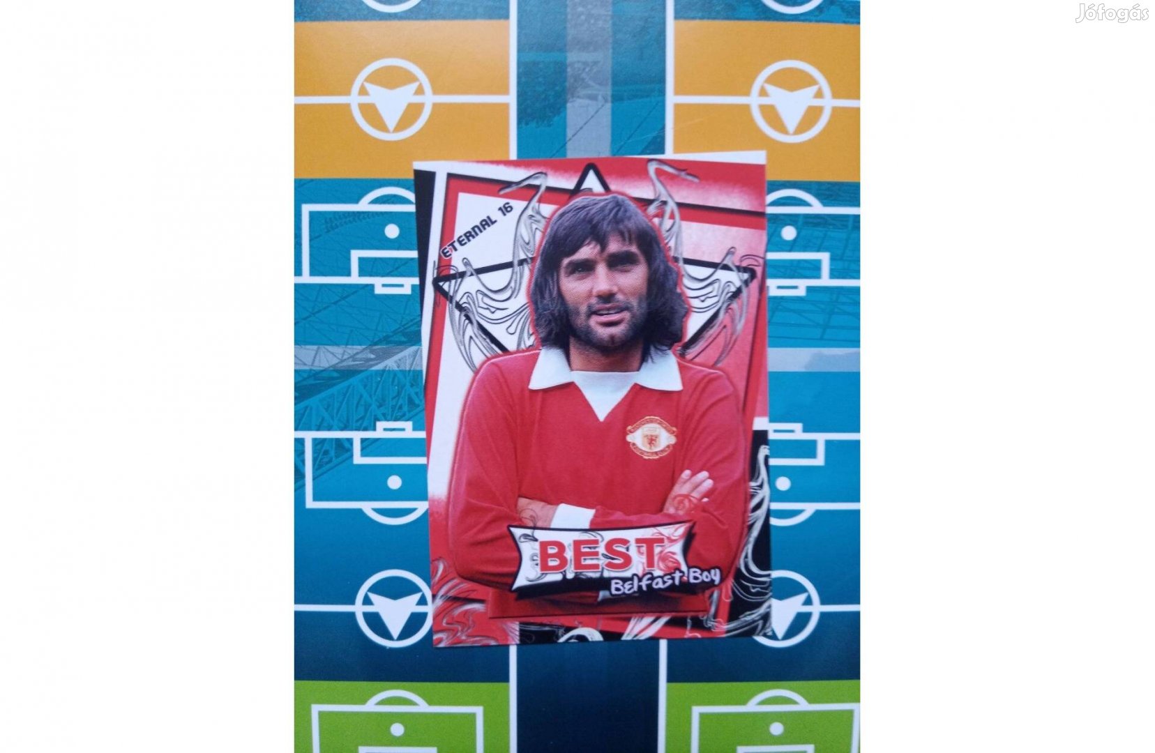 George Best (Manchester United) szurkolói focis kártya