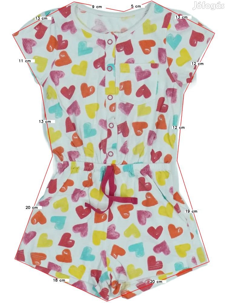 George Használt (keveset használt) Lány Playsuit / Jumpsuit (Méret: 10