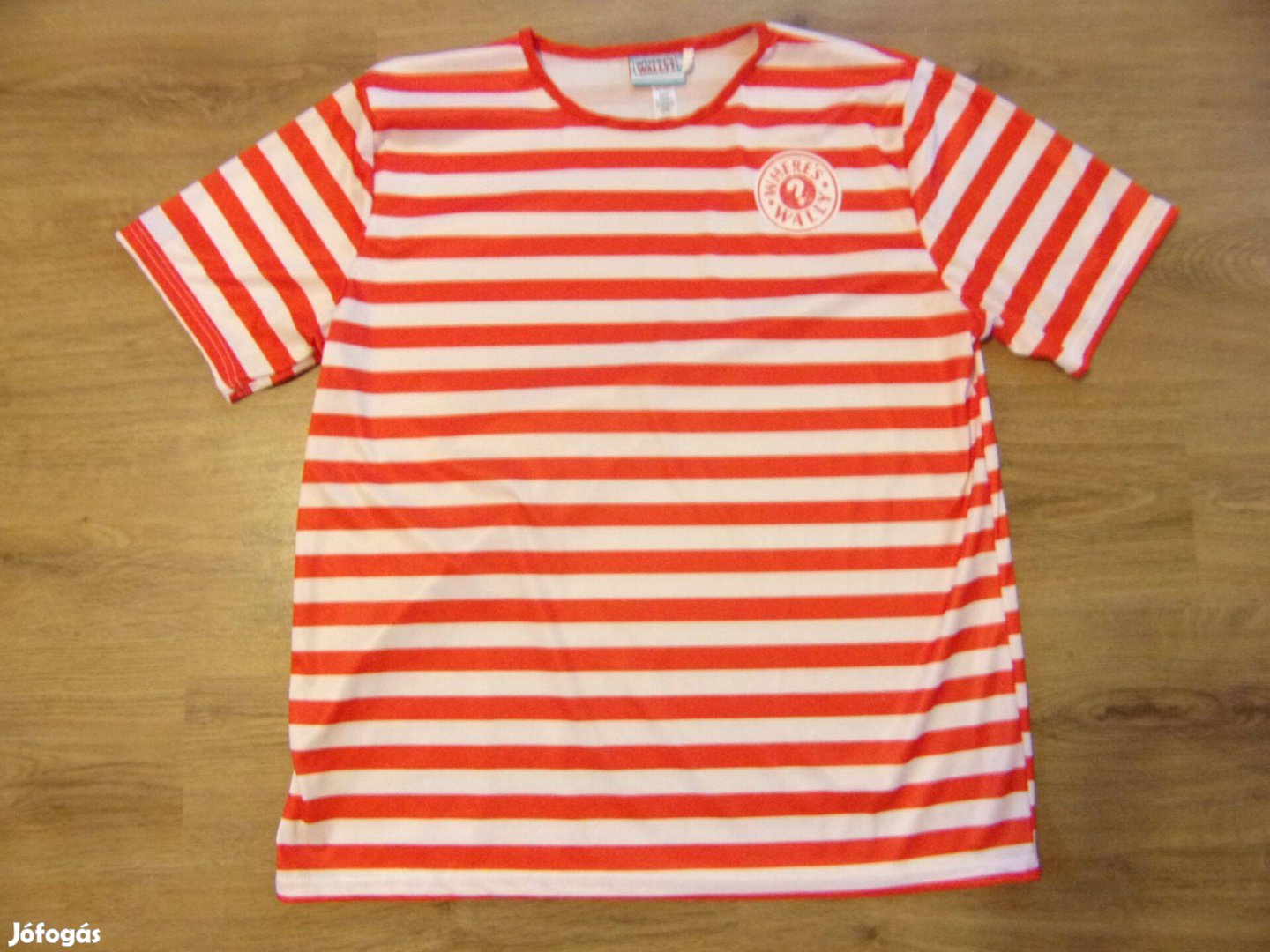 George Hol van Waldo Wally felső póló jelmez felnőtteknek