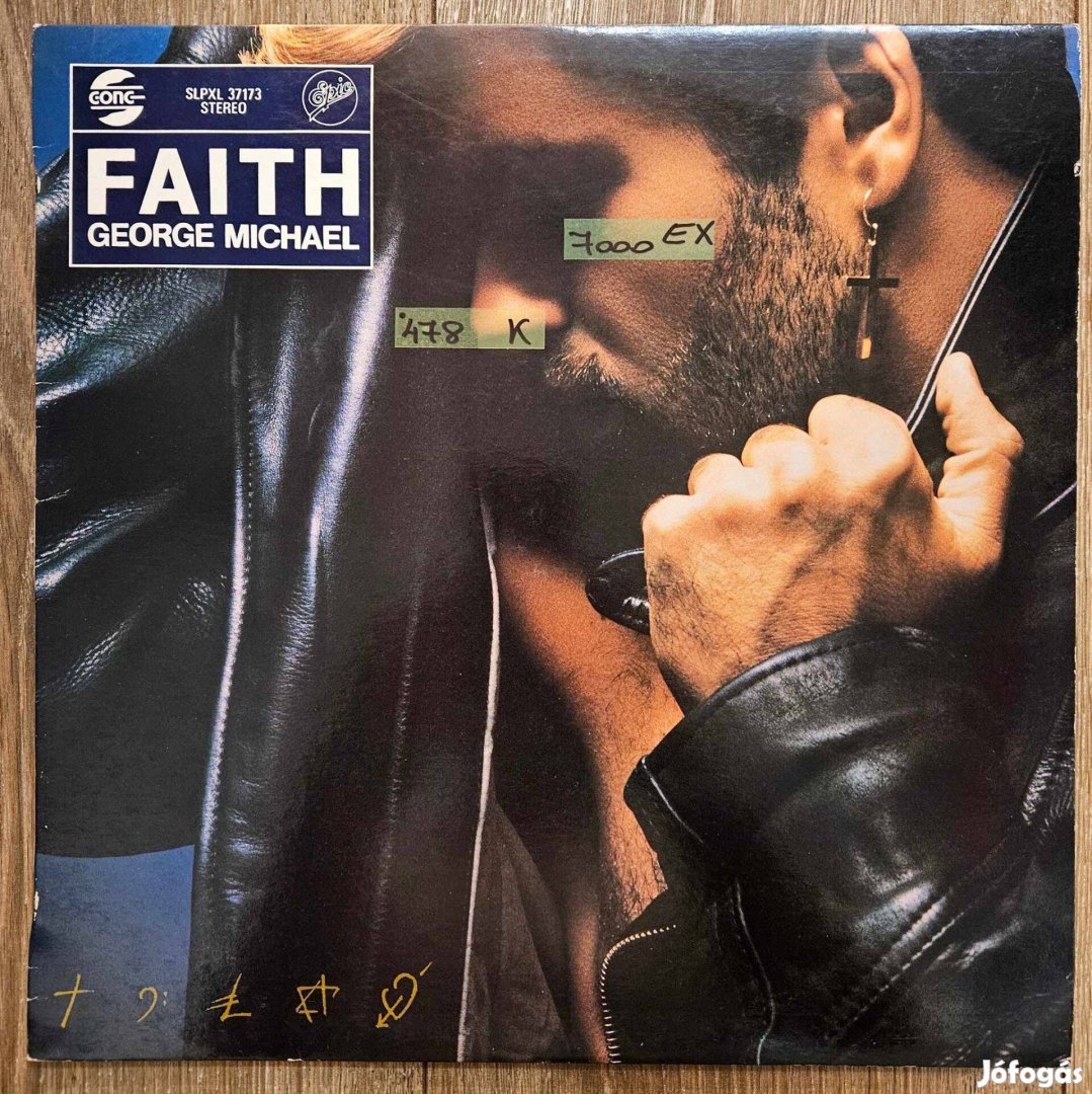 George Michael Faith bakelit lemez, hanglemez LP (478)