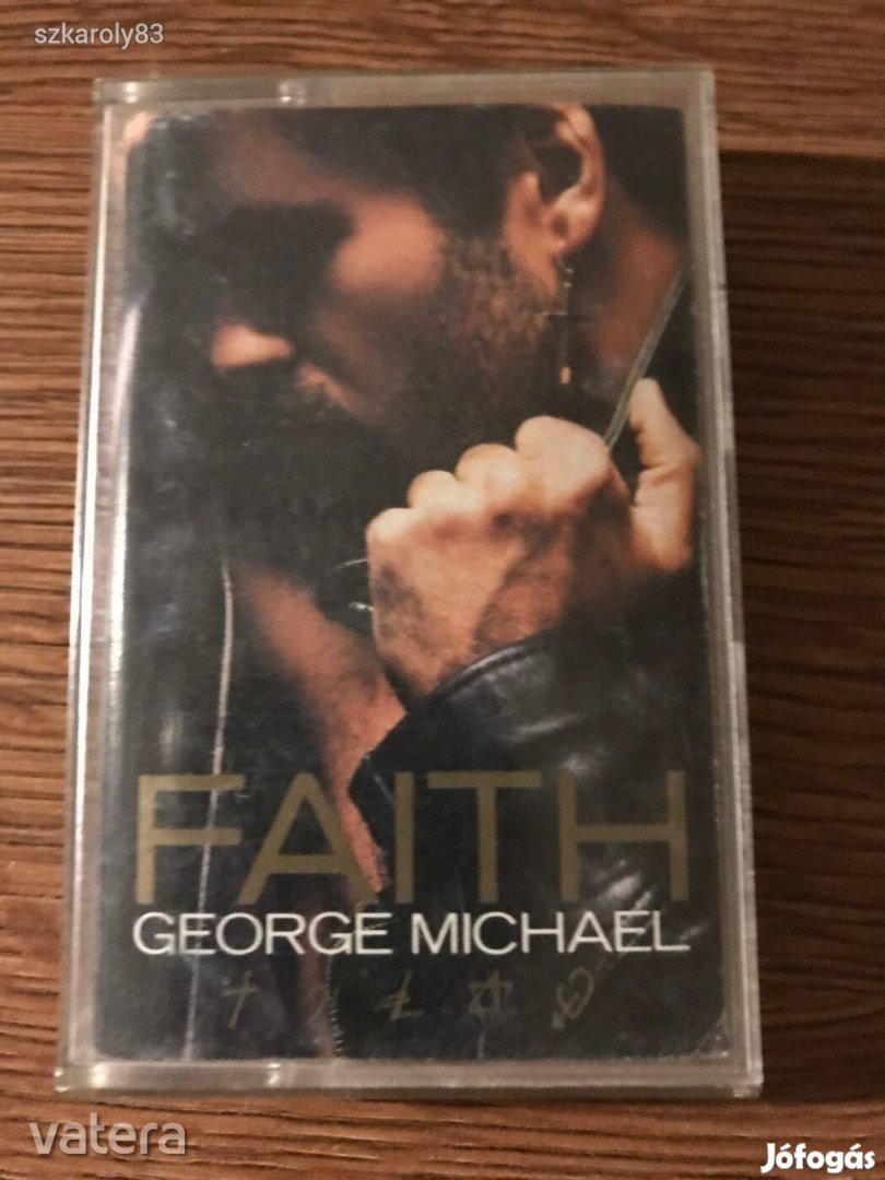 George Michael Faith nagylemez magnókazetta Epic kiadó, Made inholland